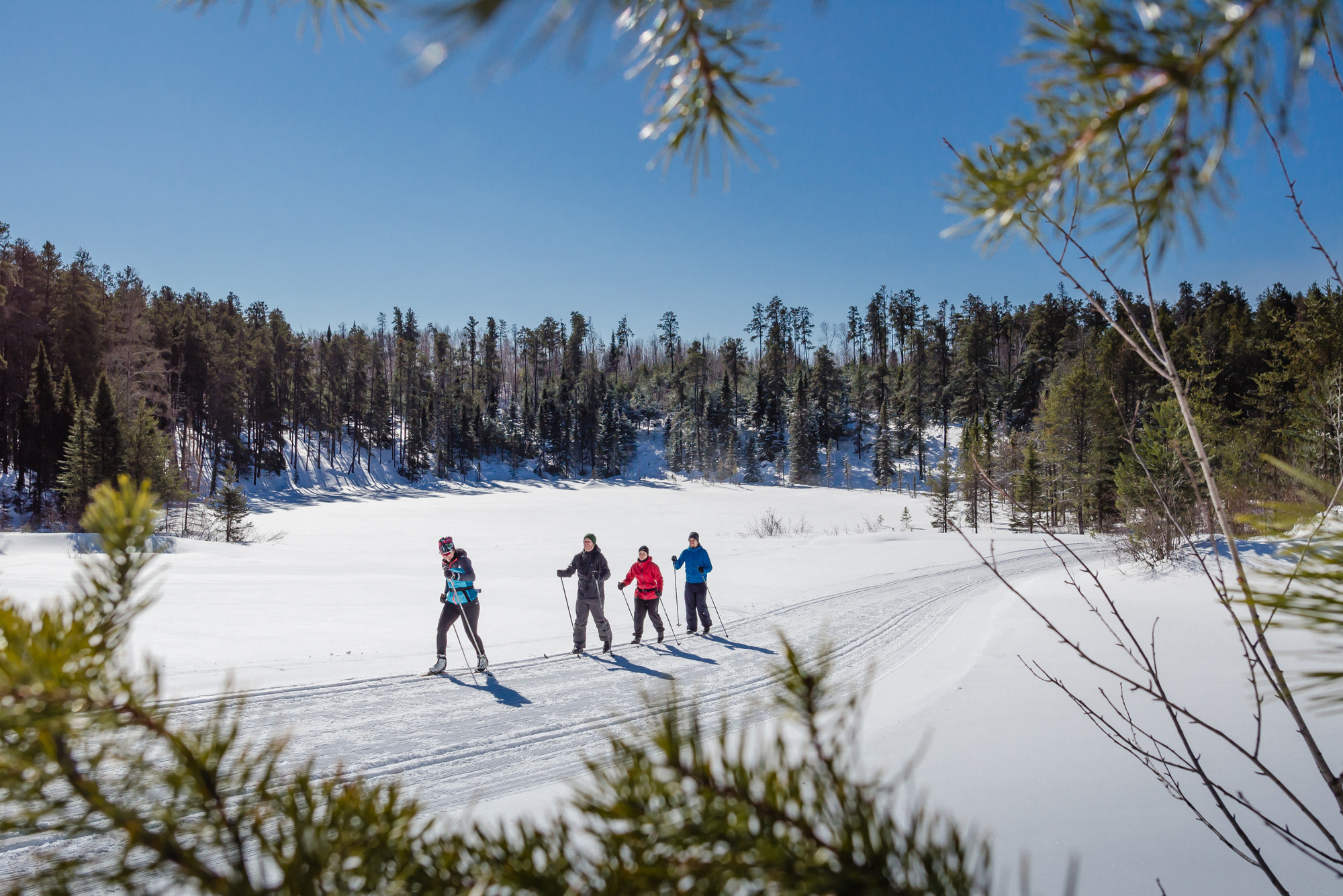 La Forêt Récréative de Val-d'Or, en Abitibi-Témiscamingue, compte une dizaine de sentiers de ski de fond. 